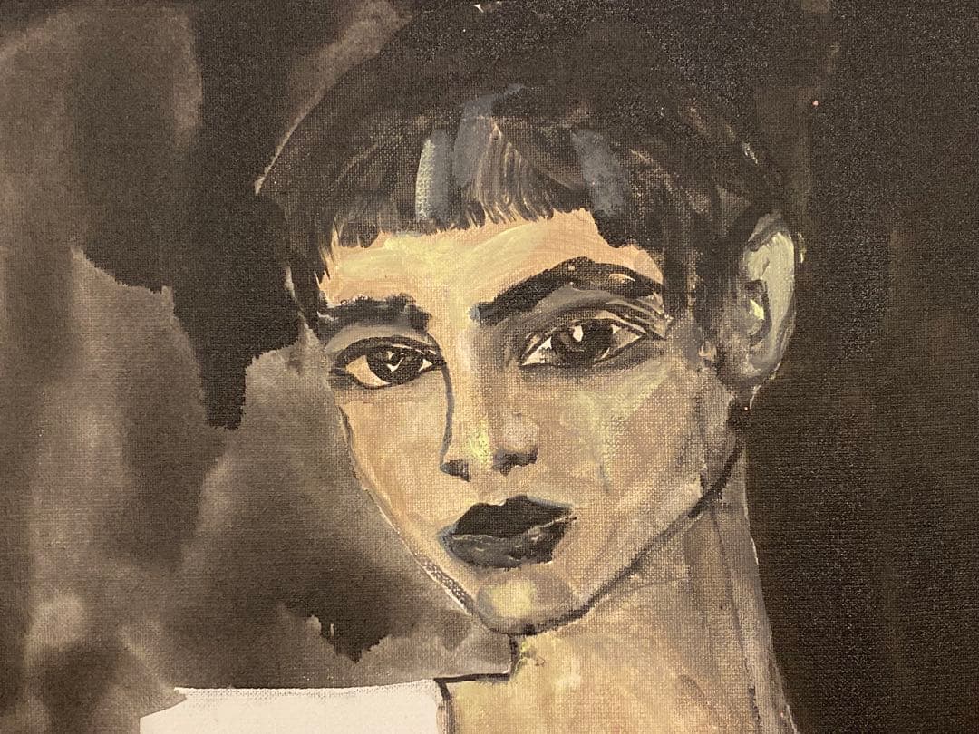 現代アート　アガ-バランスカ作　50cm ✖️41cm