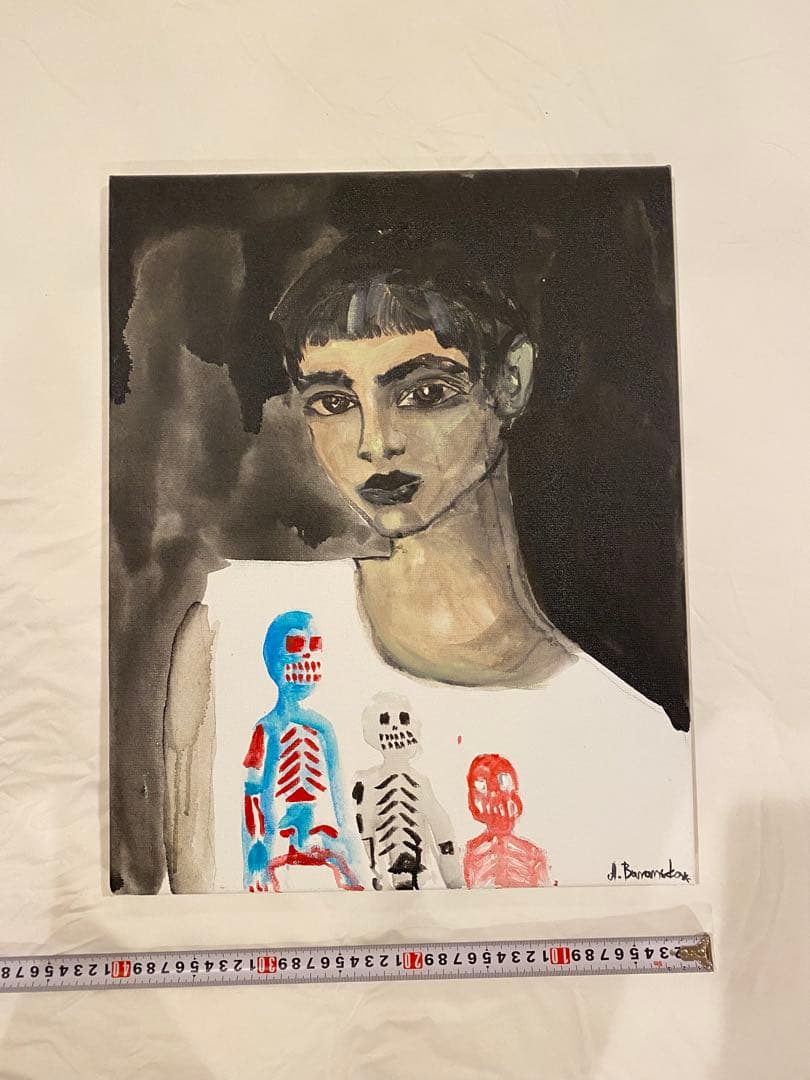 現代アート　アガ-バランスカ作　50cm ✖️41cm