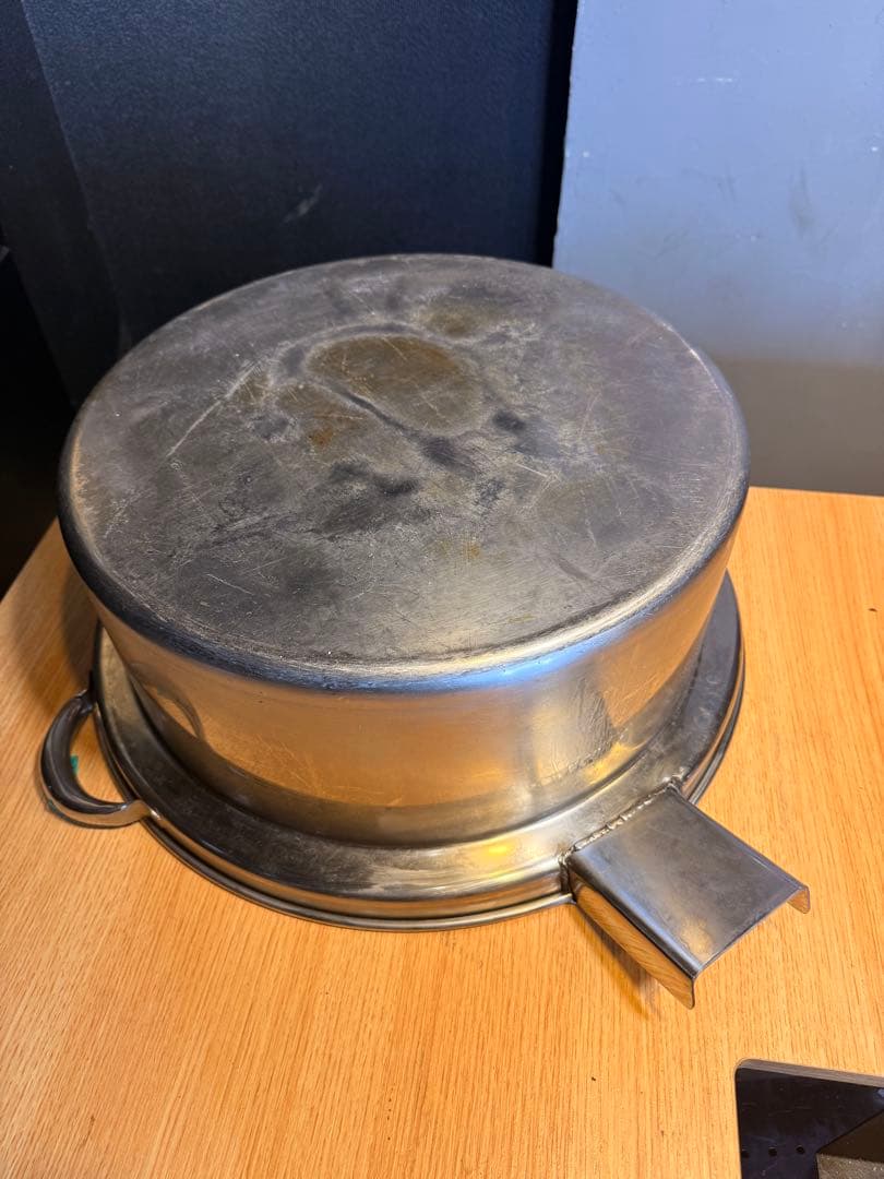 D1206　ラーメン鍋　ストレーナー　セット　麺切り　湯切り　4玉分　厨房機器