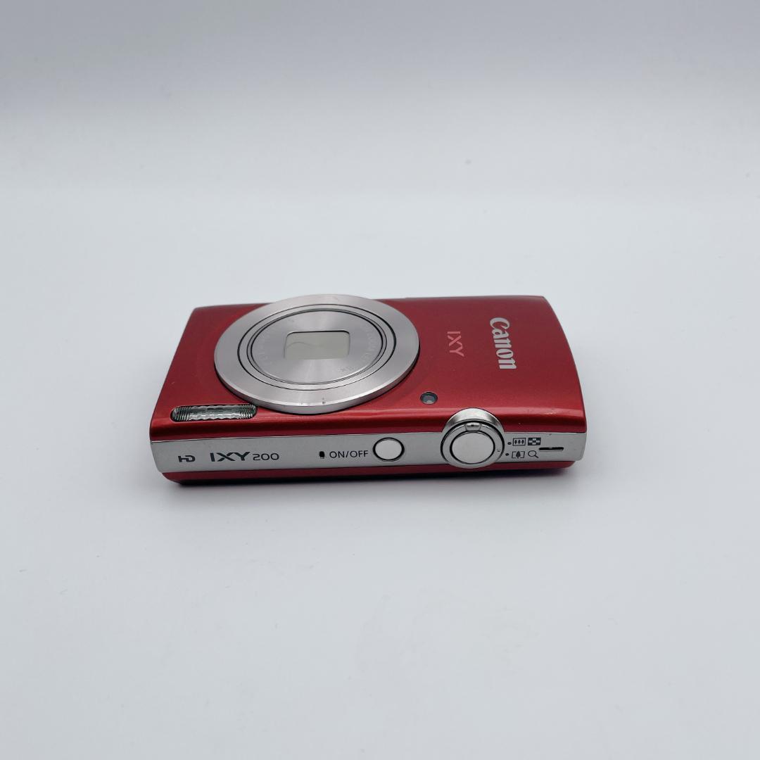 【美品】Canon IXY 200 コンパクトデジタルカメラ レッド