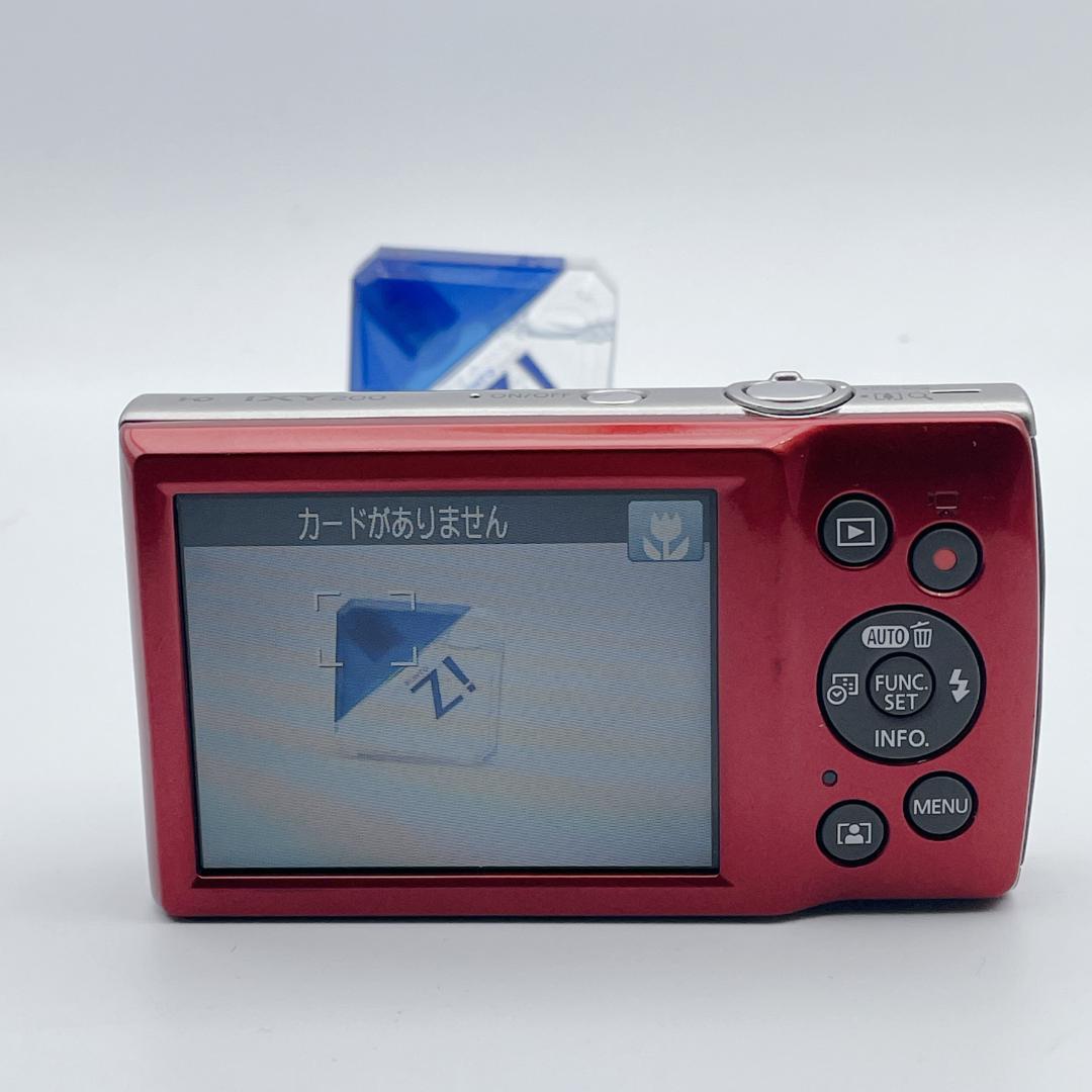 【美品】Canon IXY 200 コンパクトデジタルカメラ レッド