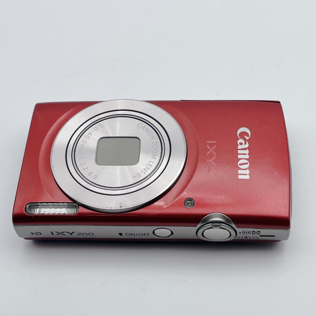 【美品】Canon IXY 200 コンパクトデジタルカメラ レッド
