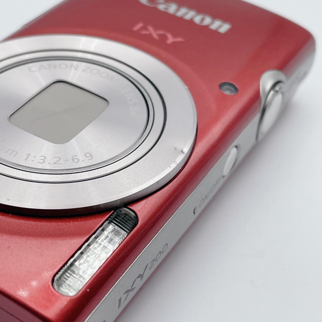 【美品】Canon IXY 200 コンパクトデジタルカメラ レッド