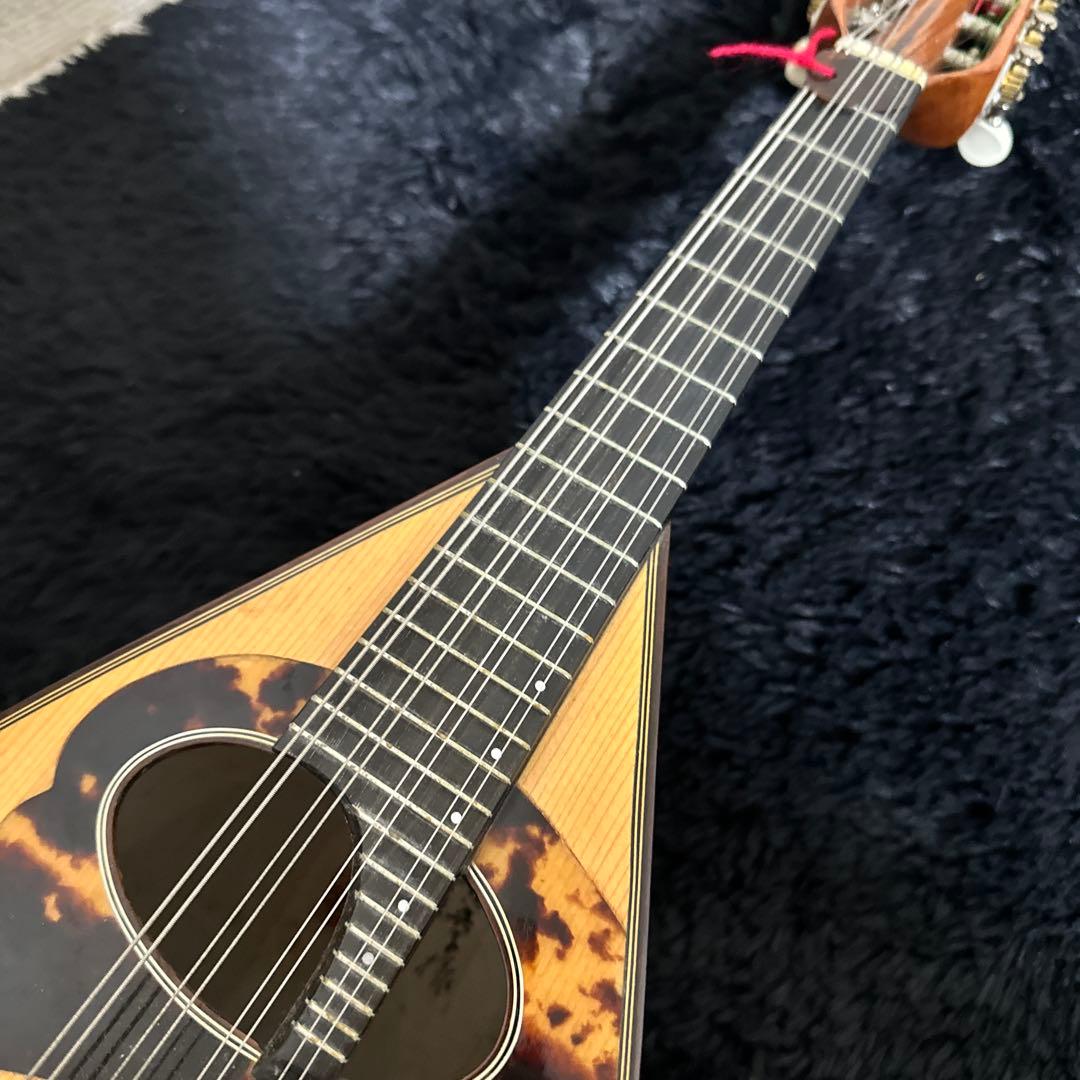 高級 石川マンドリン オーダー品？ 弦楽器 マンドリン リブ掘り