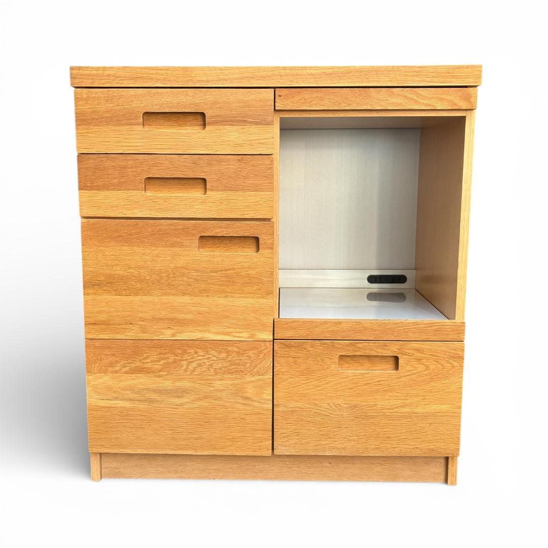 【廃番】unico ウニコ HUTTE キッチンカウンター 天然木(無垢材)使用