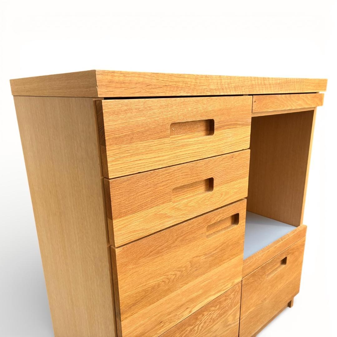 【廃番】unico ウニコ HUTTE キッチンカウンター 天然木(無垢材)使用