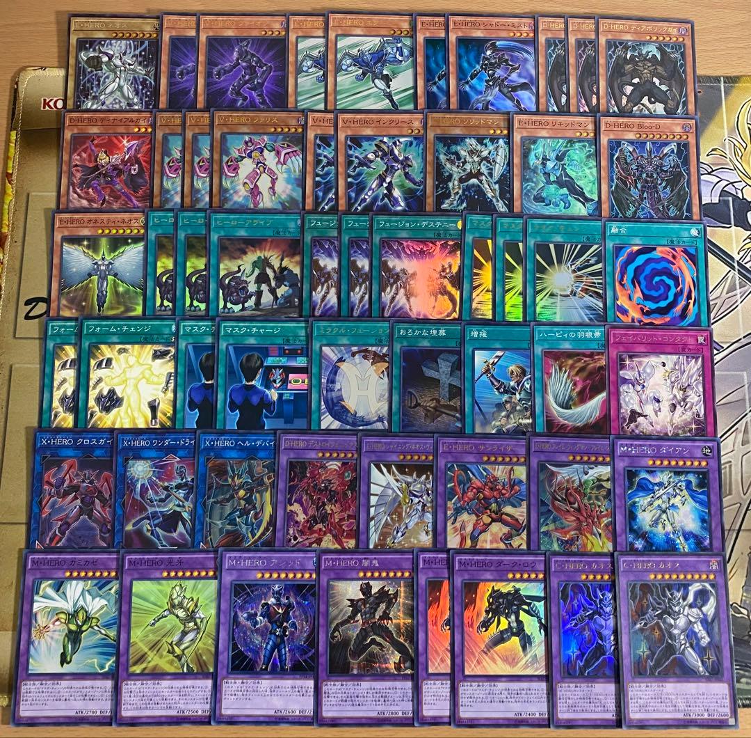 遊戯王 本格構築済み HERO デッキ フレイムウィングマンフレイムシュート