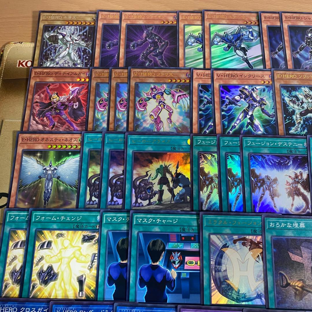 遊戯王 本格構築済み HERO デッキ フレイムウィングマンフレイムシュート