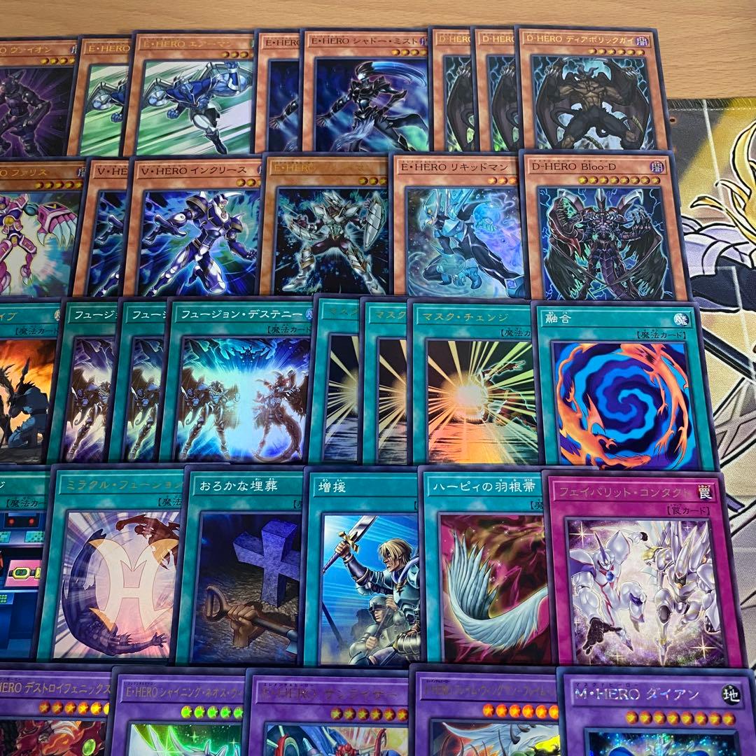 遊戯王 本格構築済み HERO デッキ フレイムウィングマンフレイムシュート