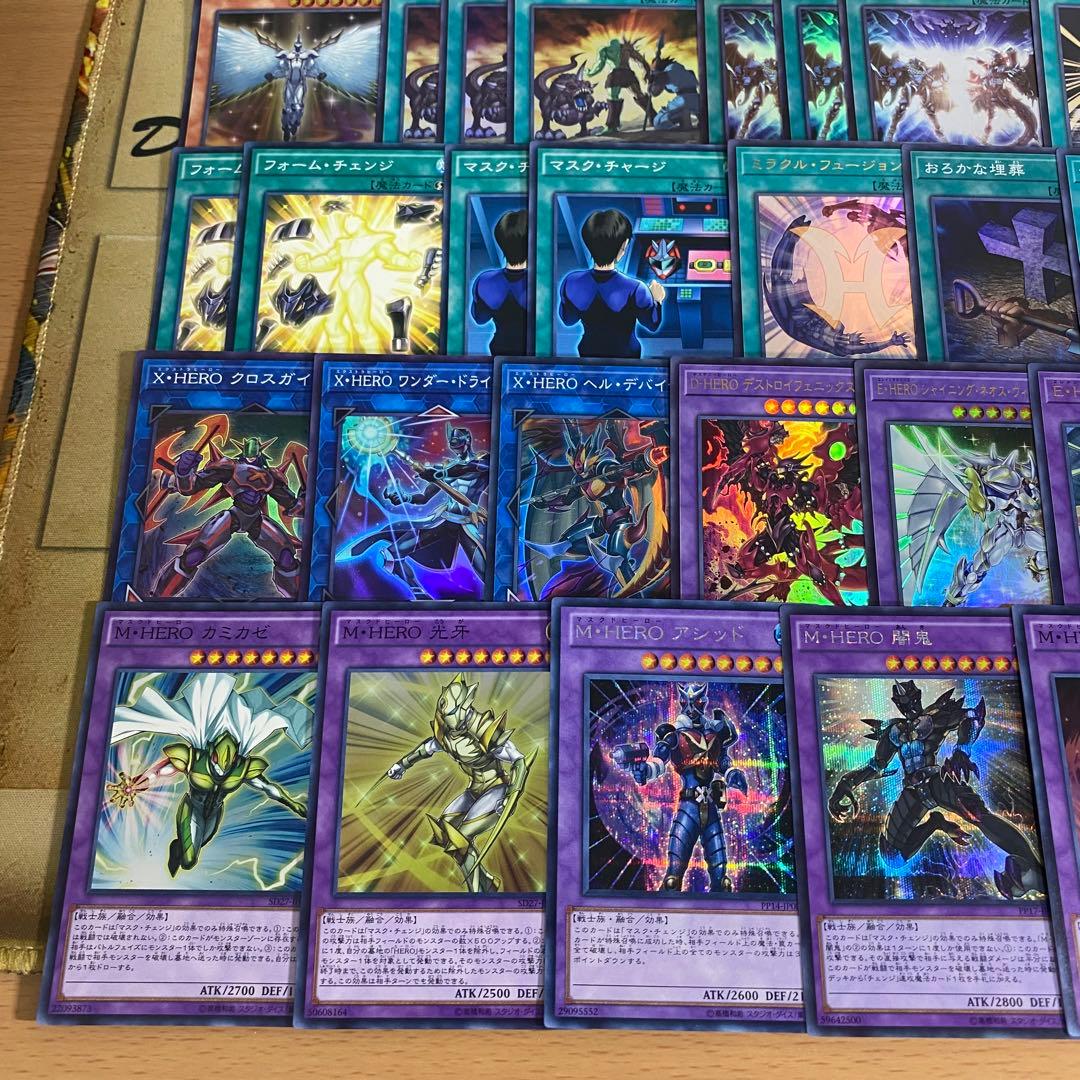 遊戯王 本格構築済み HERO デッキ フレイムウィングマンフレイムシュート