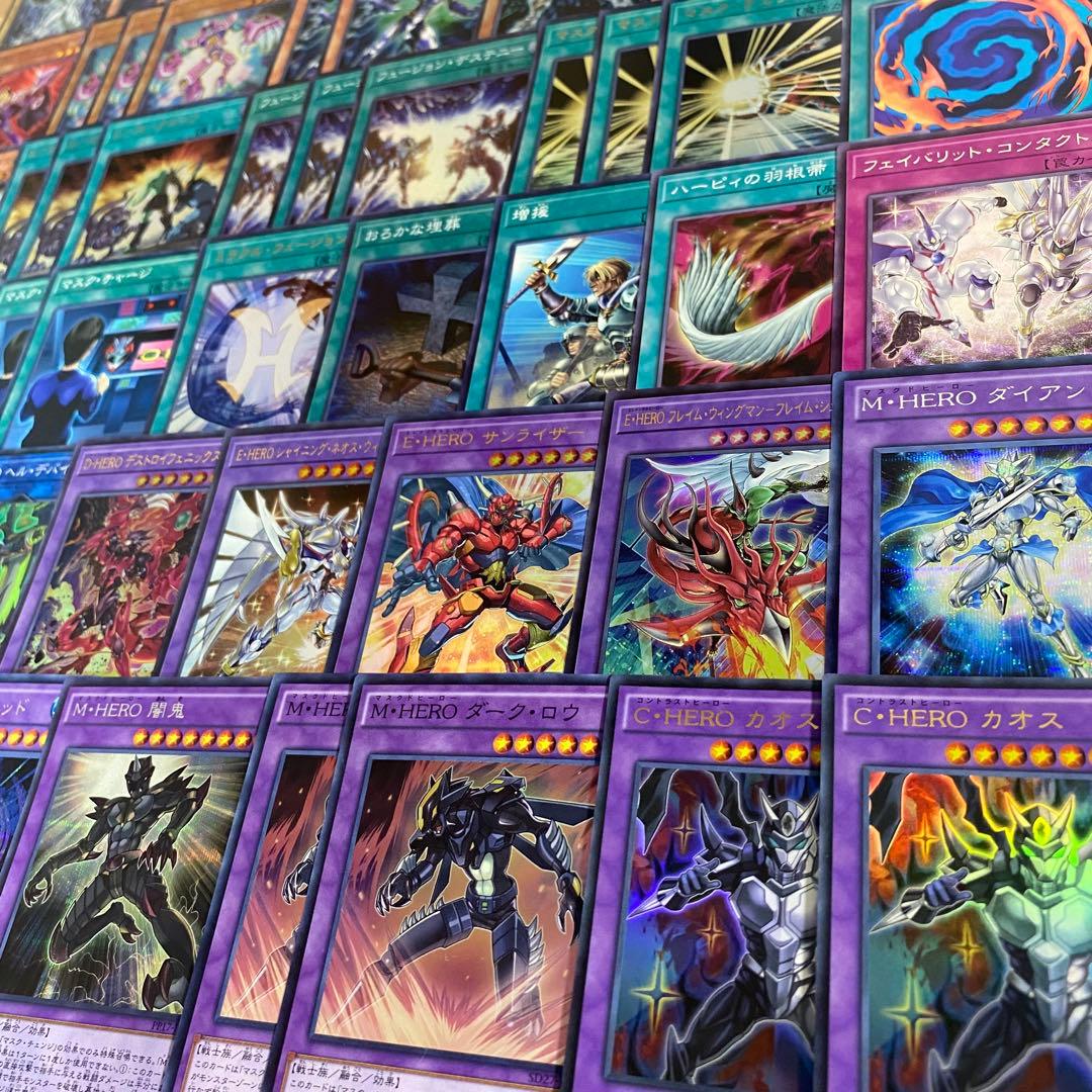 遊戯王 本格構築済み HERO デッキ フレイムウィングマンフレイムシュート