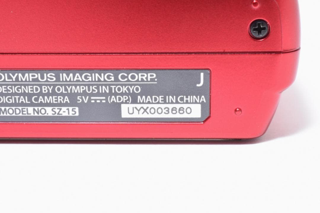 《 美品 》　オリンパス　OLYMPUS STYLUS SZ-15 レッド