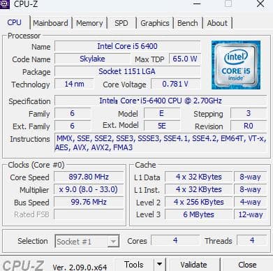 Windowsデスクトップ Lenovo ThinkCentre M700 Core i5 6400