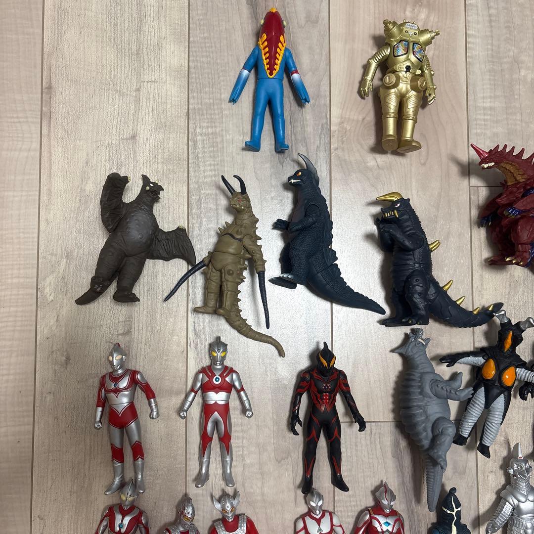 ウルトラマン＆ウルトラ怪獣ソフビ　53体まとめ売り