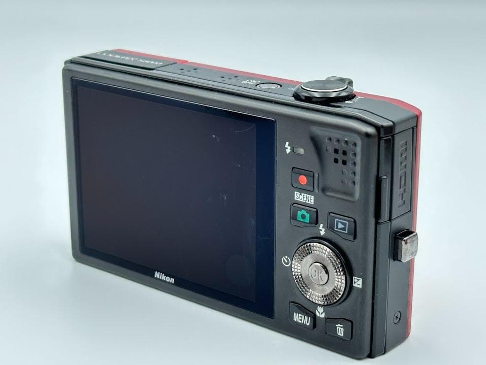 Nikon COOLPIX S8000 コンパクトデジタルカメラ レッド 動作品
