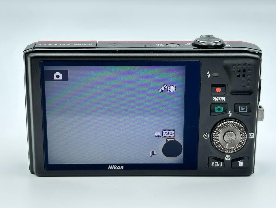 Nikon COOLPIX S8000 コンパクトデジタルカメラ レッド 動作品