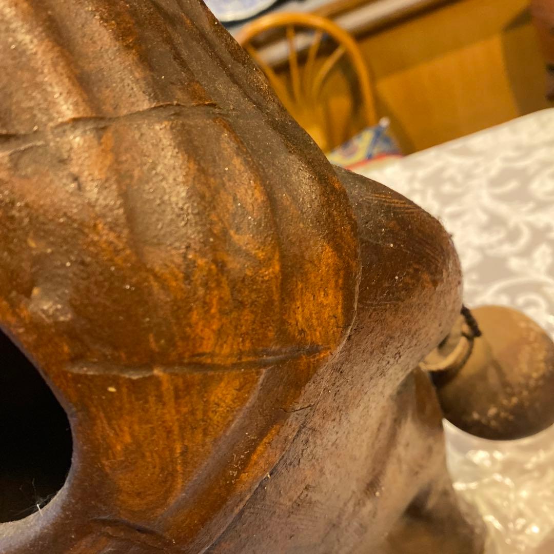 信楽たねき置物