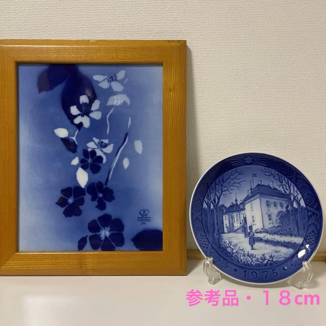 ・Juliane Marie・Blue flower・額装３４cm×２８cm・