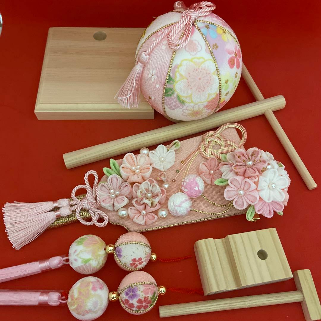 専用　木目込み　手鞠　鞠　和玉名前入り　刺繍　命名　お雛様　七五三