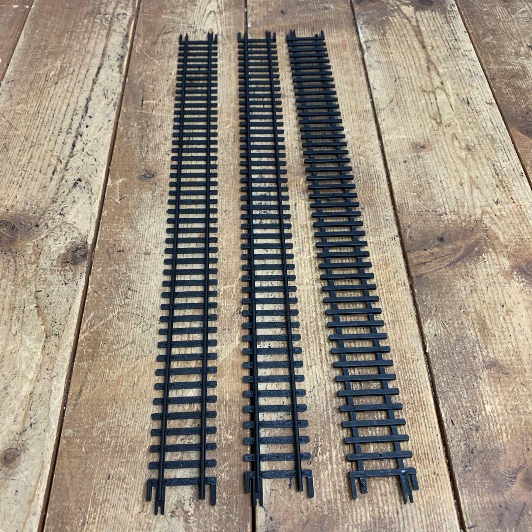 3F 【HOゲージ】欧州蒸気機関車 ＆ 客車2両 ＆ 直線レール3本セット 鉄道