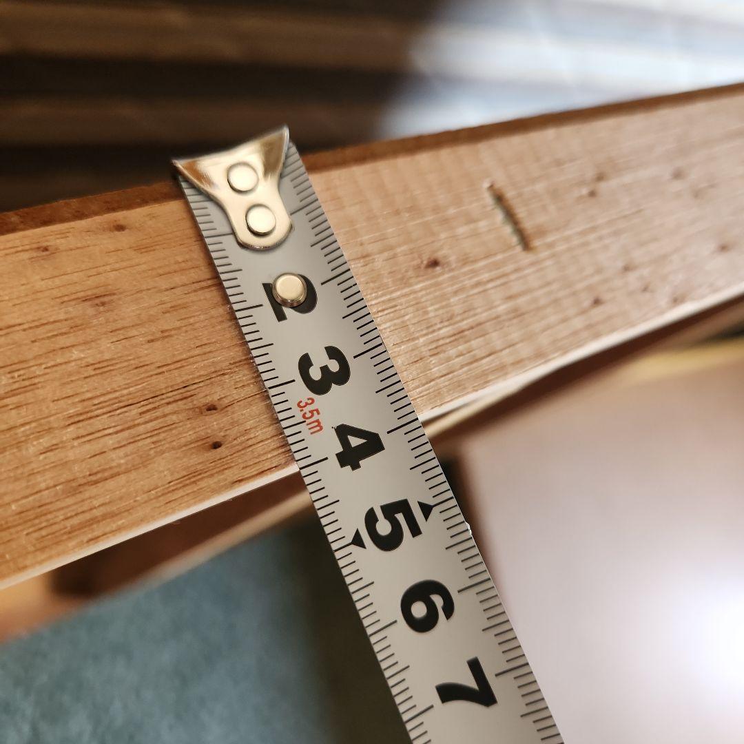 フランスベッド　セミダブル　マットレス付　木製　梱包発送たのメル便で配送