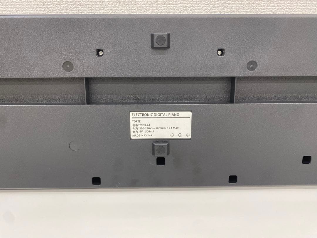 TORTE トルテ TSDK-61 電子ピアノ キーボード 譜面台