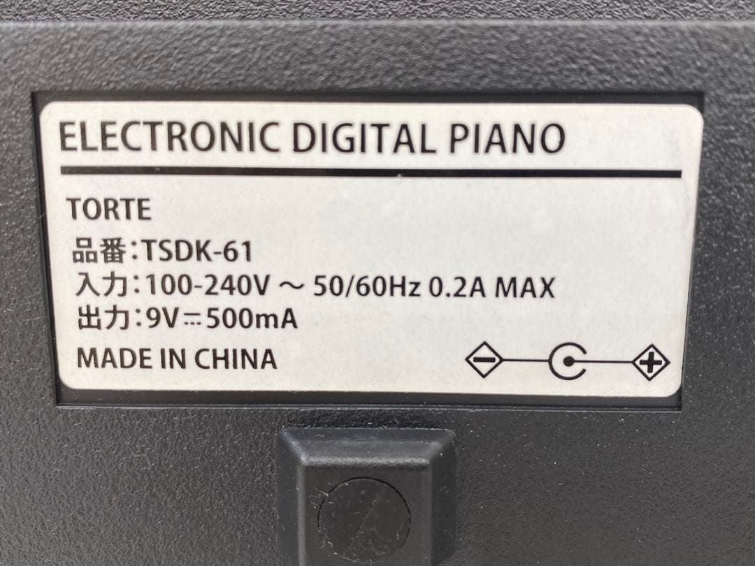 TORTE トルテ TSDK-61 電子ピアノ キーボード 譜面台