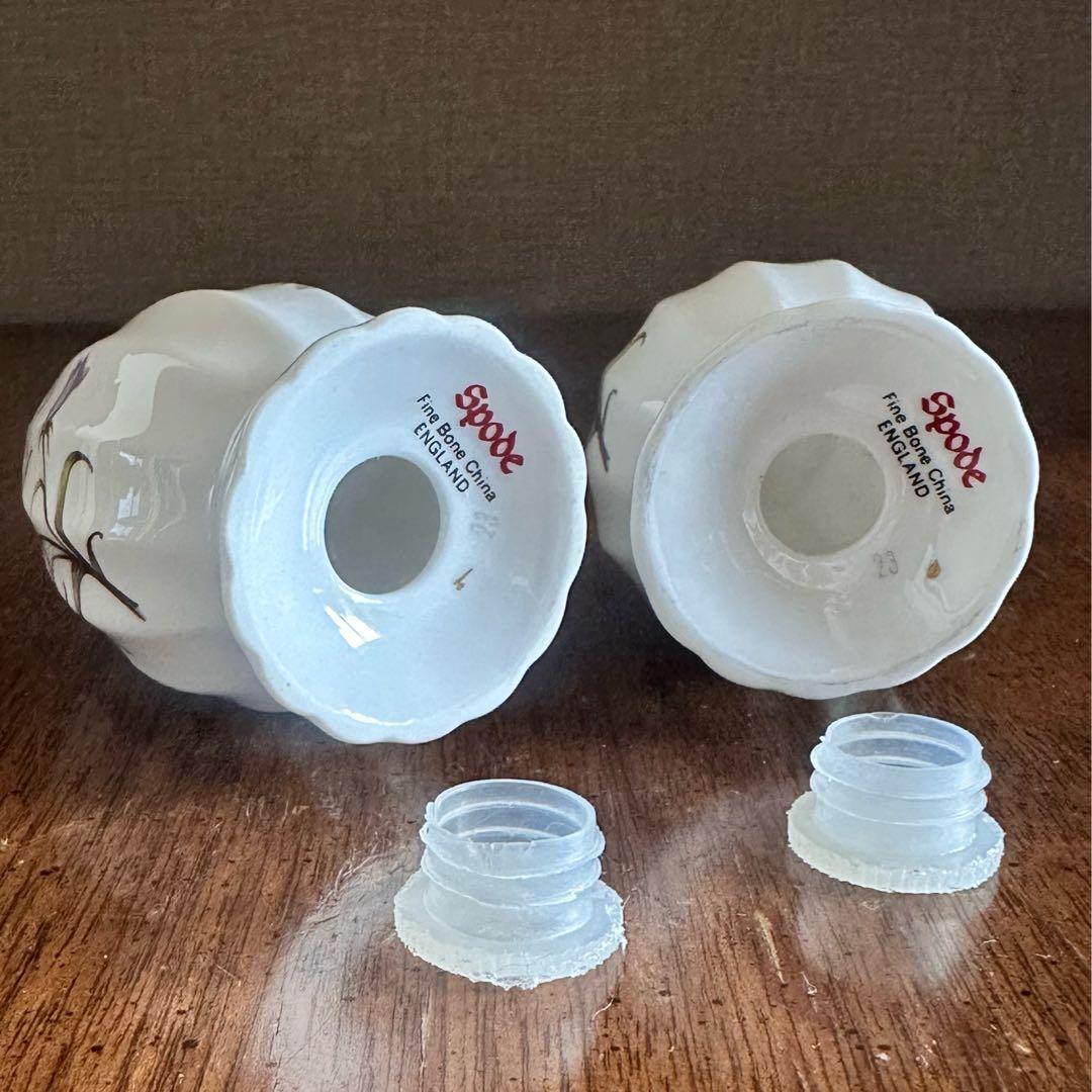 状態良好◇SPODE CAMPANULA◇ソルト＆ペッパー　イギリス陶器