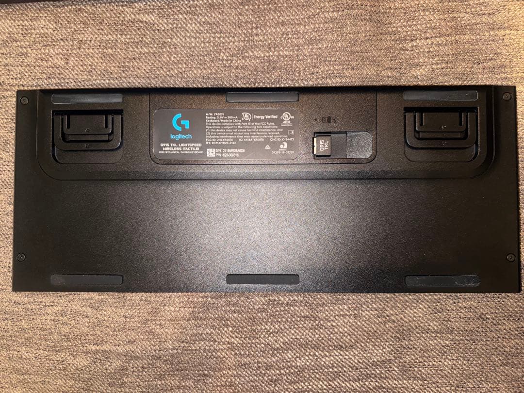 キーボード Logitech G915 TKL LIGHTSPEED (TACTILE)