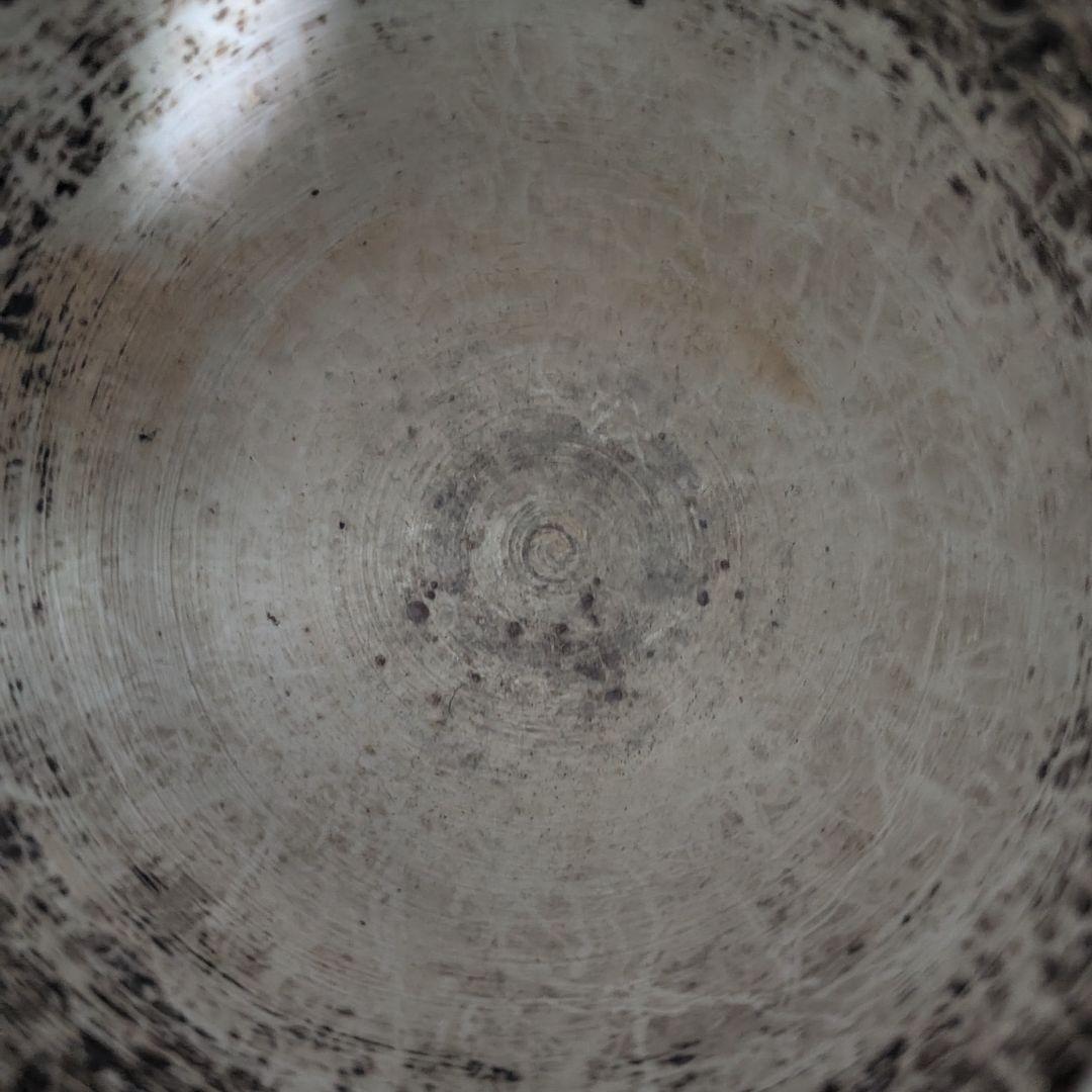 希少 19世紀 磁州窯系 陽刻八卦文 花器 20cm　立体的　吉祥の美