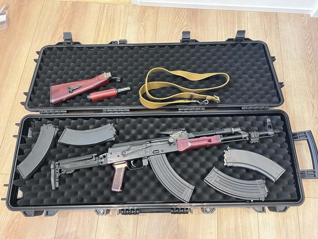 東京マルイ　AKM GBB カスタム　サバゲー　引退品　ガスガン　ガスブロ