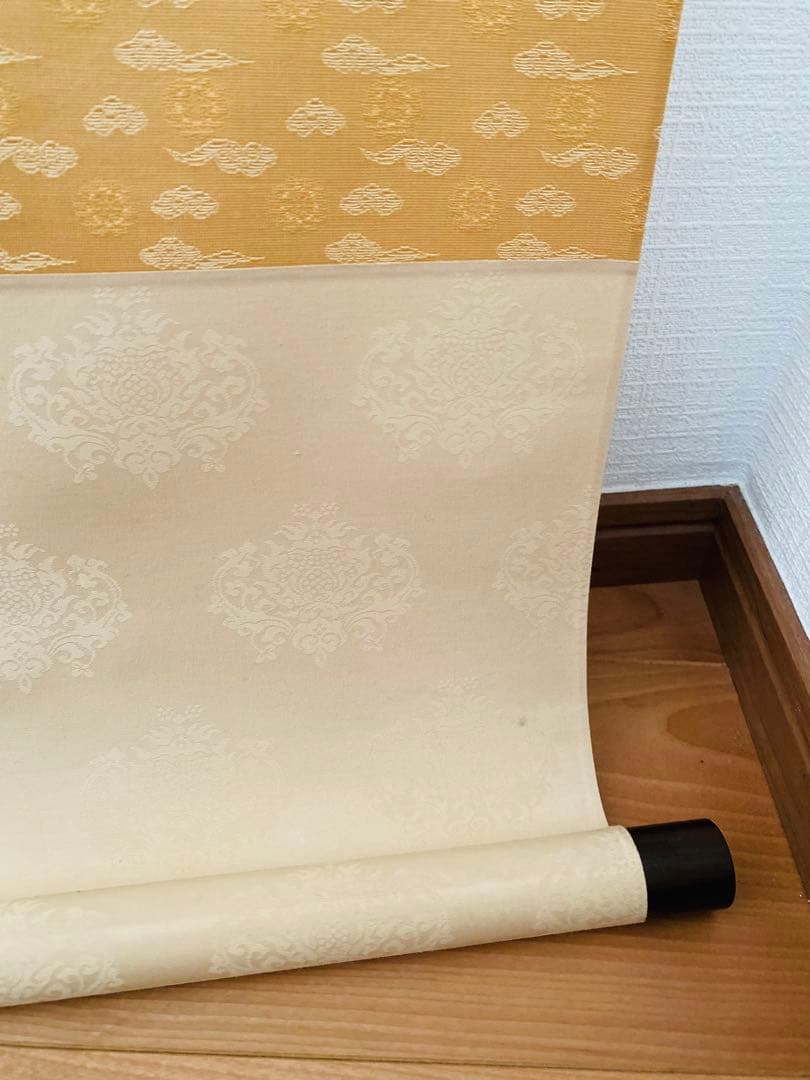 伊藤若冲 筆「日出鳳凰図」掛軸 保証書・専用ケース付き