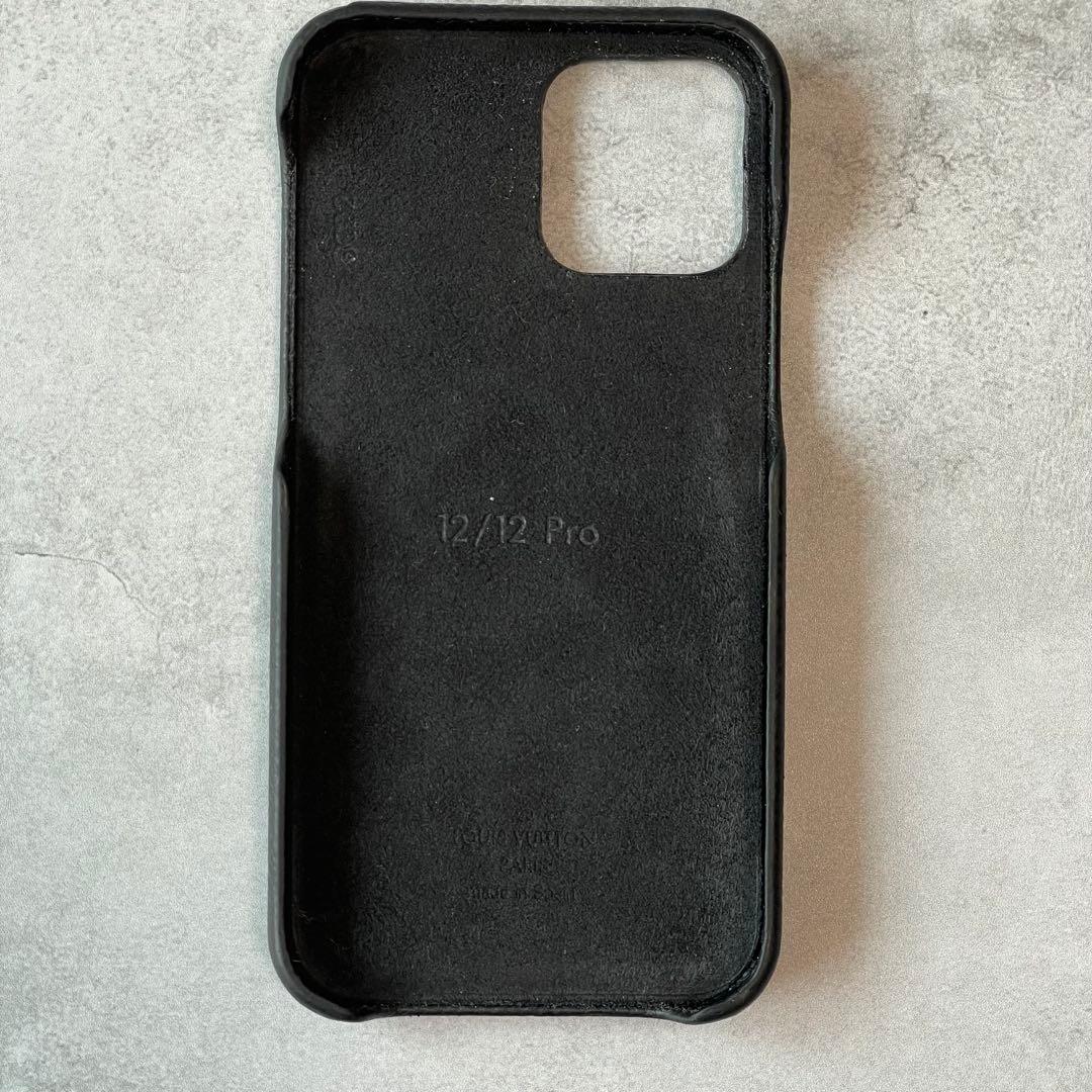 LOUIS VUITTON iPhoneケース 12 12Pro ブラック
