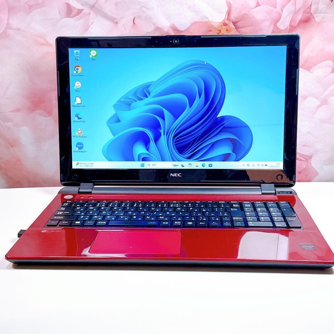 美品✨新品SSDで爆速✨ windows11 ノートパソコン✨オフィス カメラ