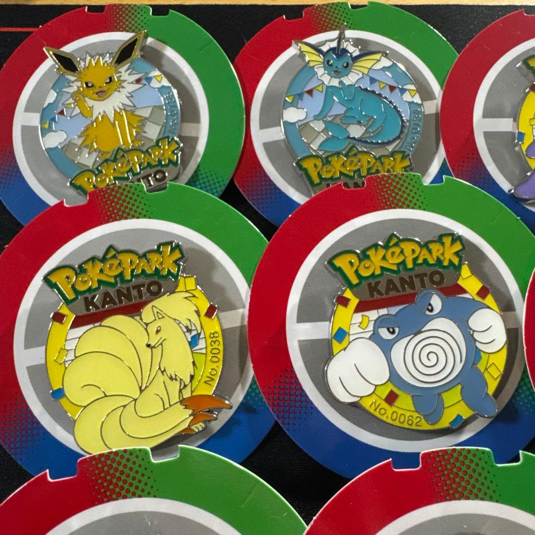 ポケパーク　ピンズ　まとめ売り サンダース　シャワーズ　メタモン　ギャラドス