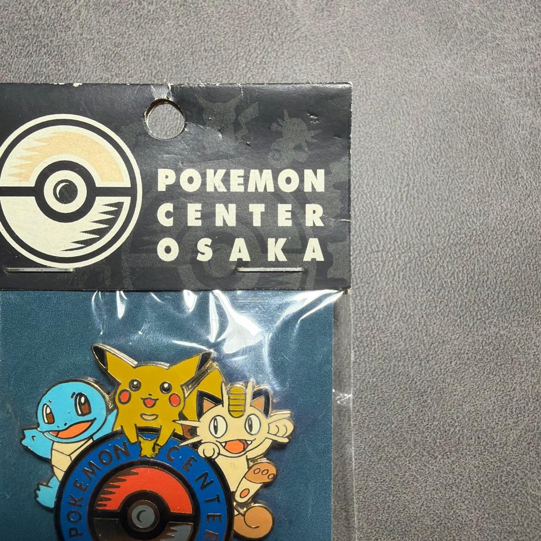 新品未開封　ポケモンセンター　オーサカ　1998 ニャース　ピンバッジ　ロゴ