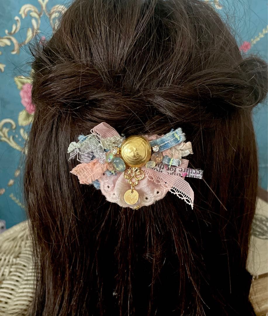 no.149 可愛い系アンティーク調アクセサリーセット（ピンク）