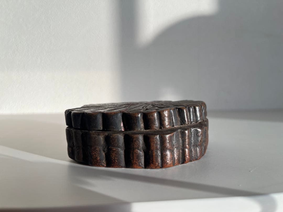 古備前 蝶形香合【直しあり】