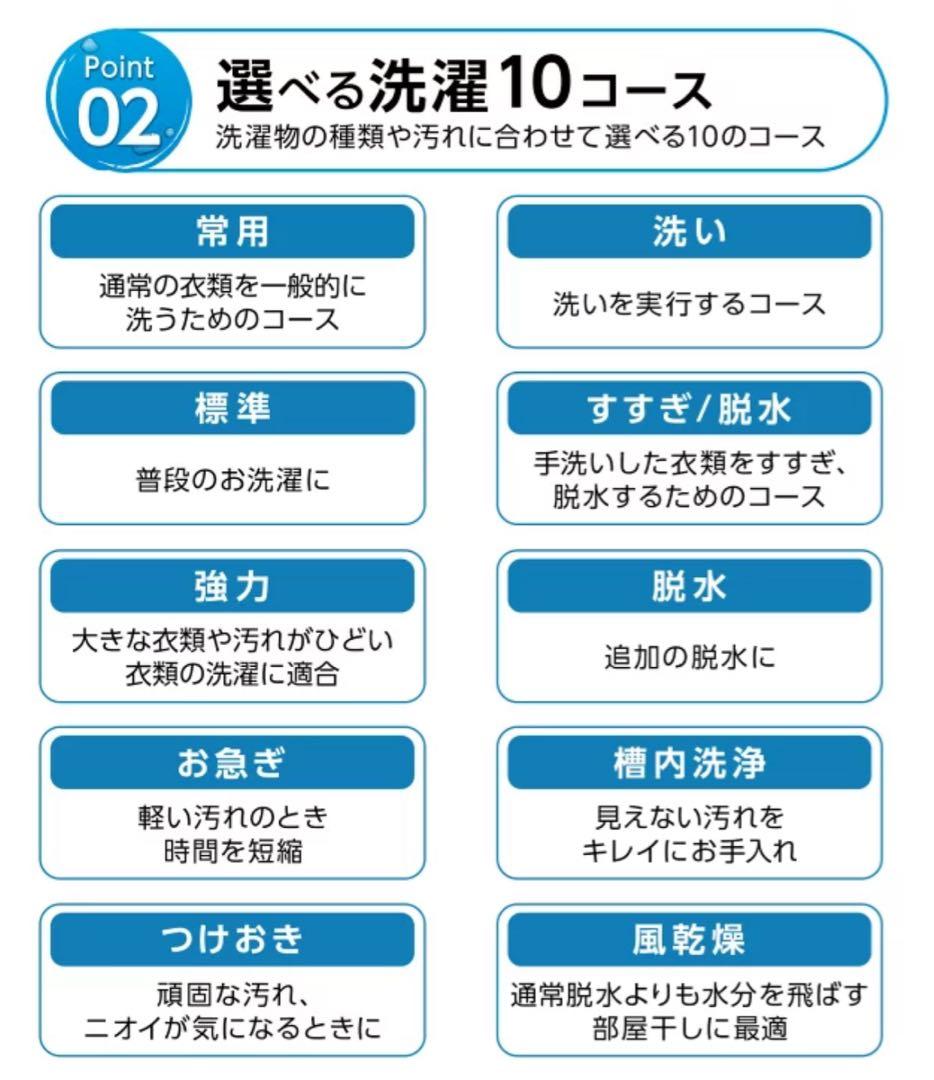 小型全自動洗濯機(6)