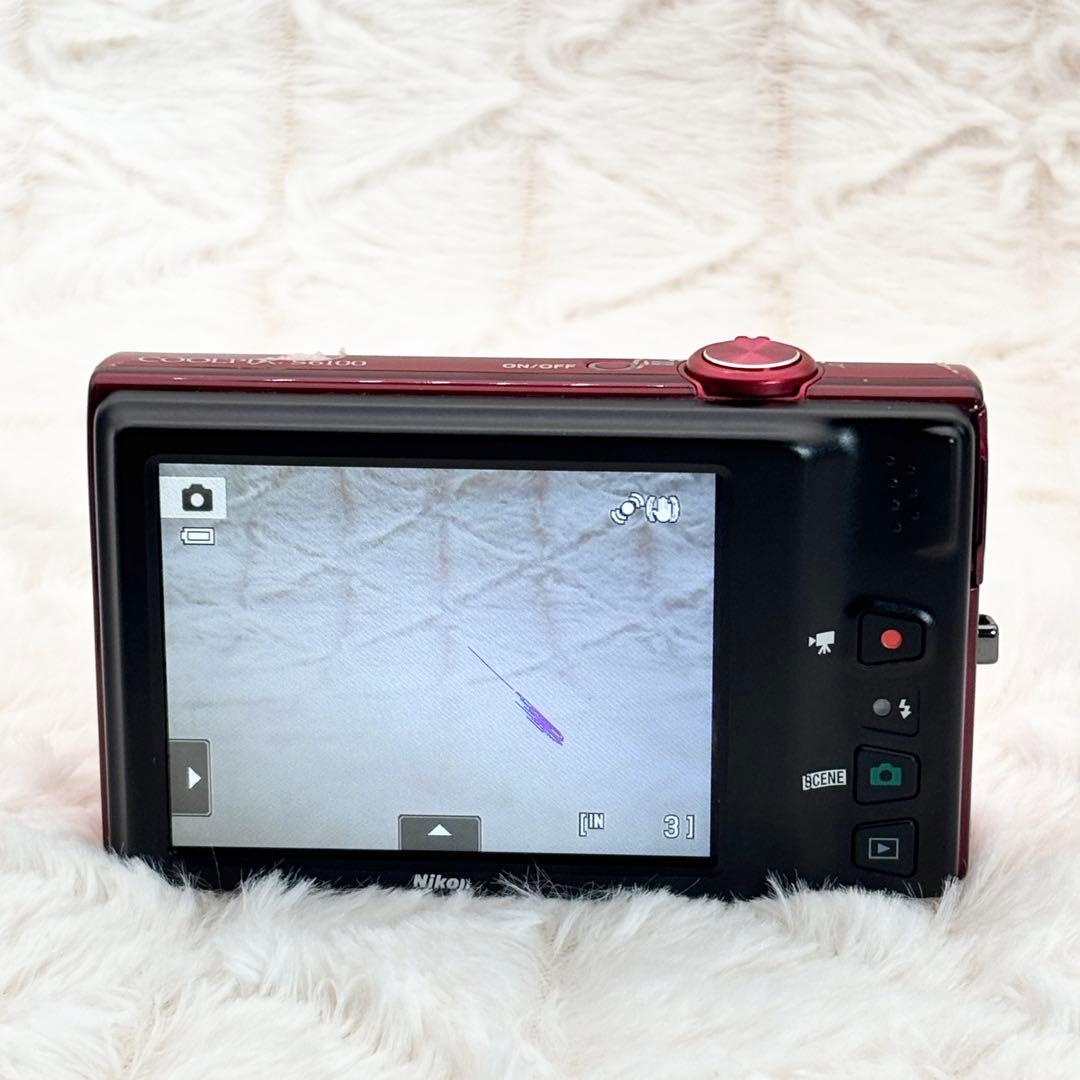 動作良好✨ Nikon COOLPIX S6100 レッド
