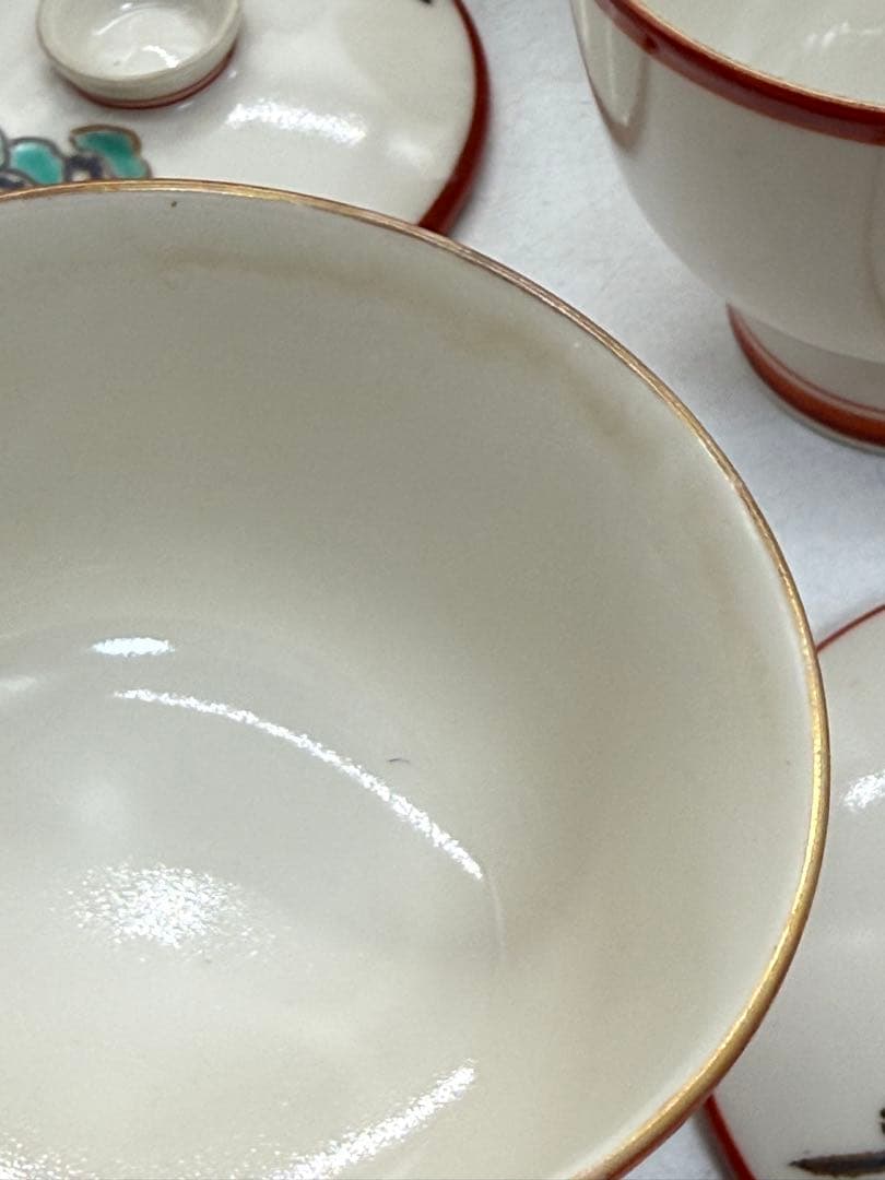 眞葛　腰高茶碗蒸しお碗20個　木箱付　懐石料理　送料込み260205