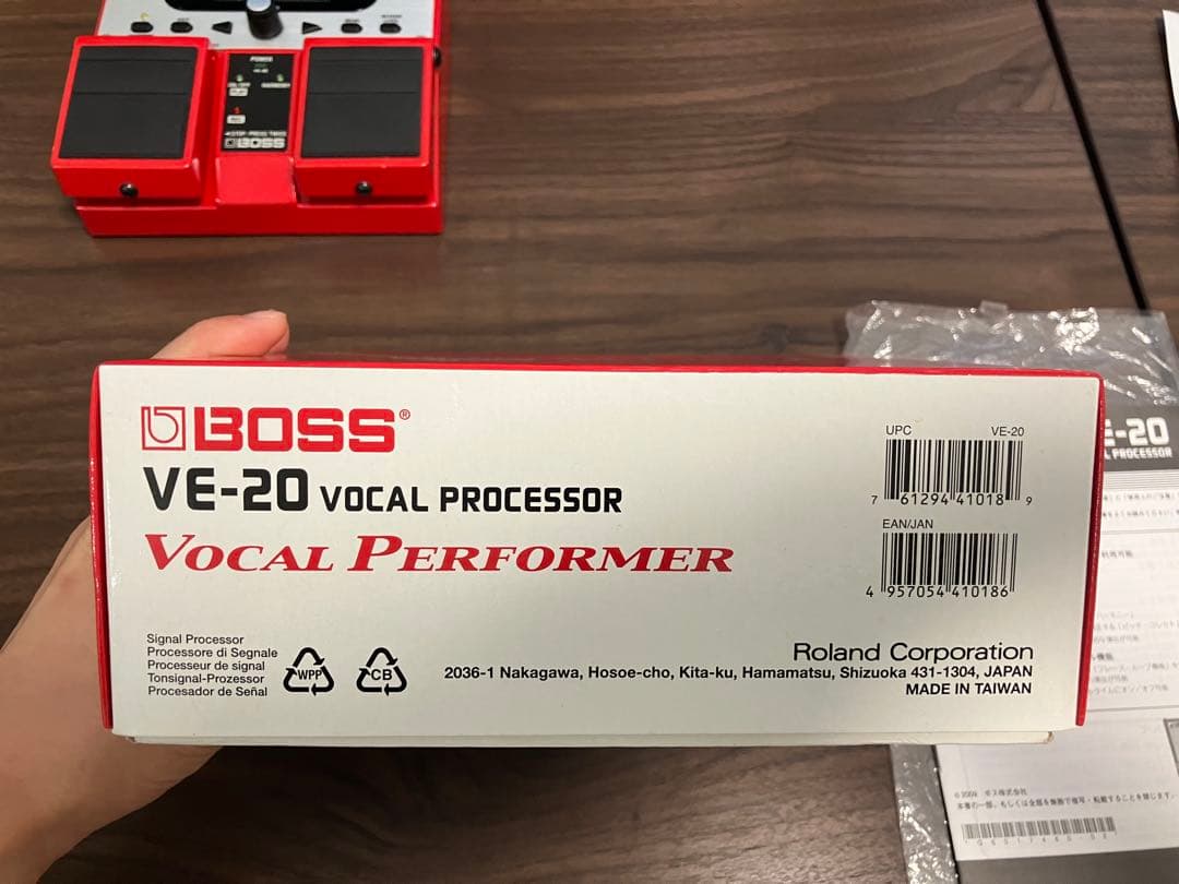 BOSS VE-20 & BOSS純正アダプターPSA-100S