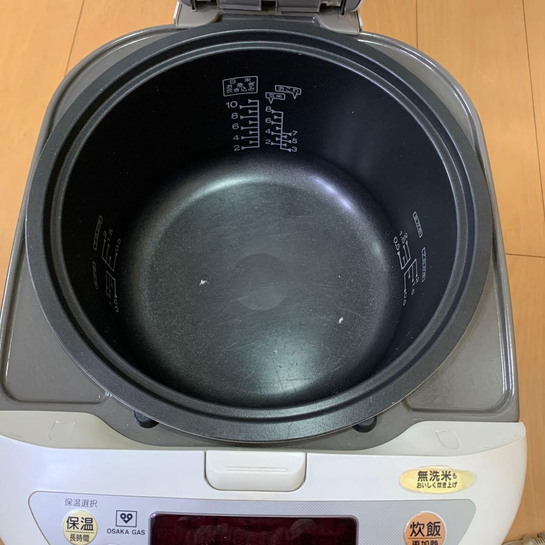都市ガス用炊飯器　RR-10MRT 13Ａ （11合炊き、2007年製）