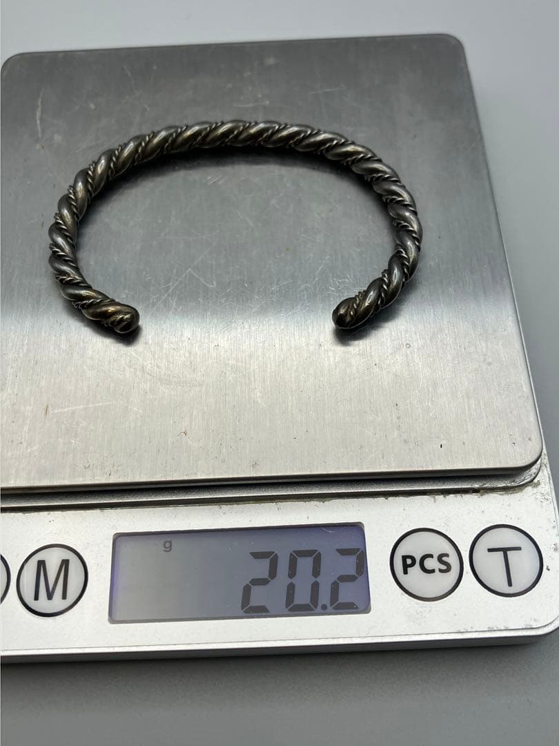 ピーナツバター⭐️ ヴィンテージ ナバホ ツイステッドワイヤー バングル