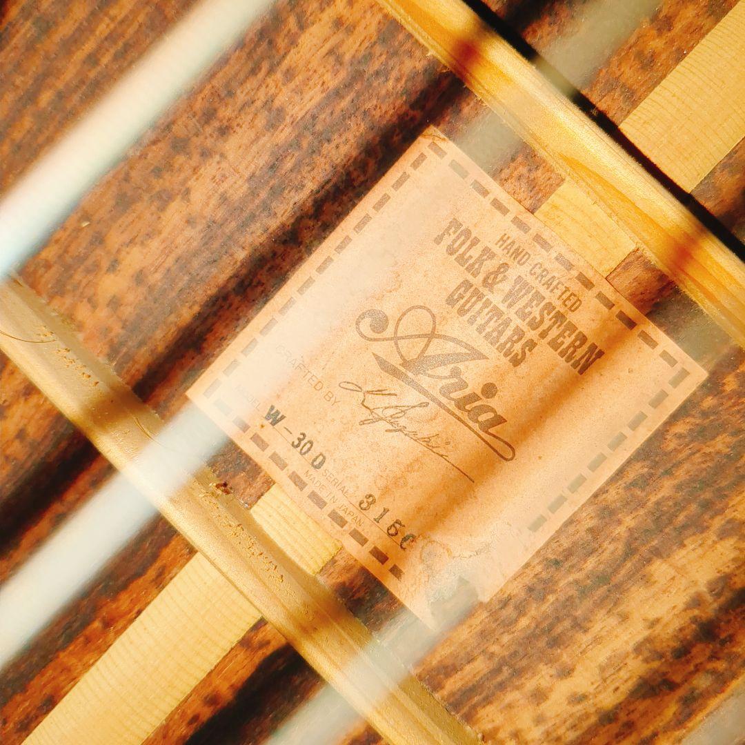 希少品 ★ ARIA W-30D ドレッドノート アコースティックギター