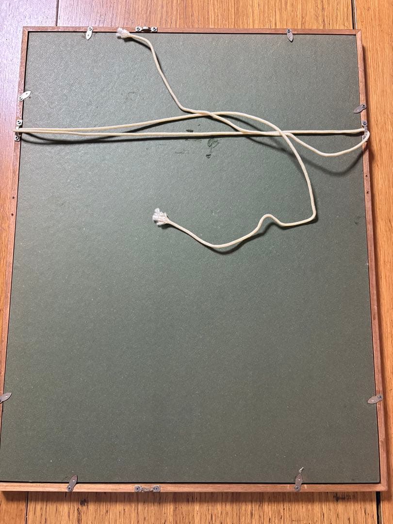 竹中三郎　仏画　肉筆　えんぴつ画　額付き