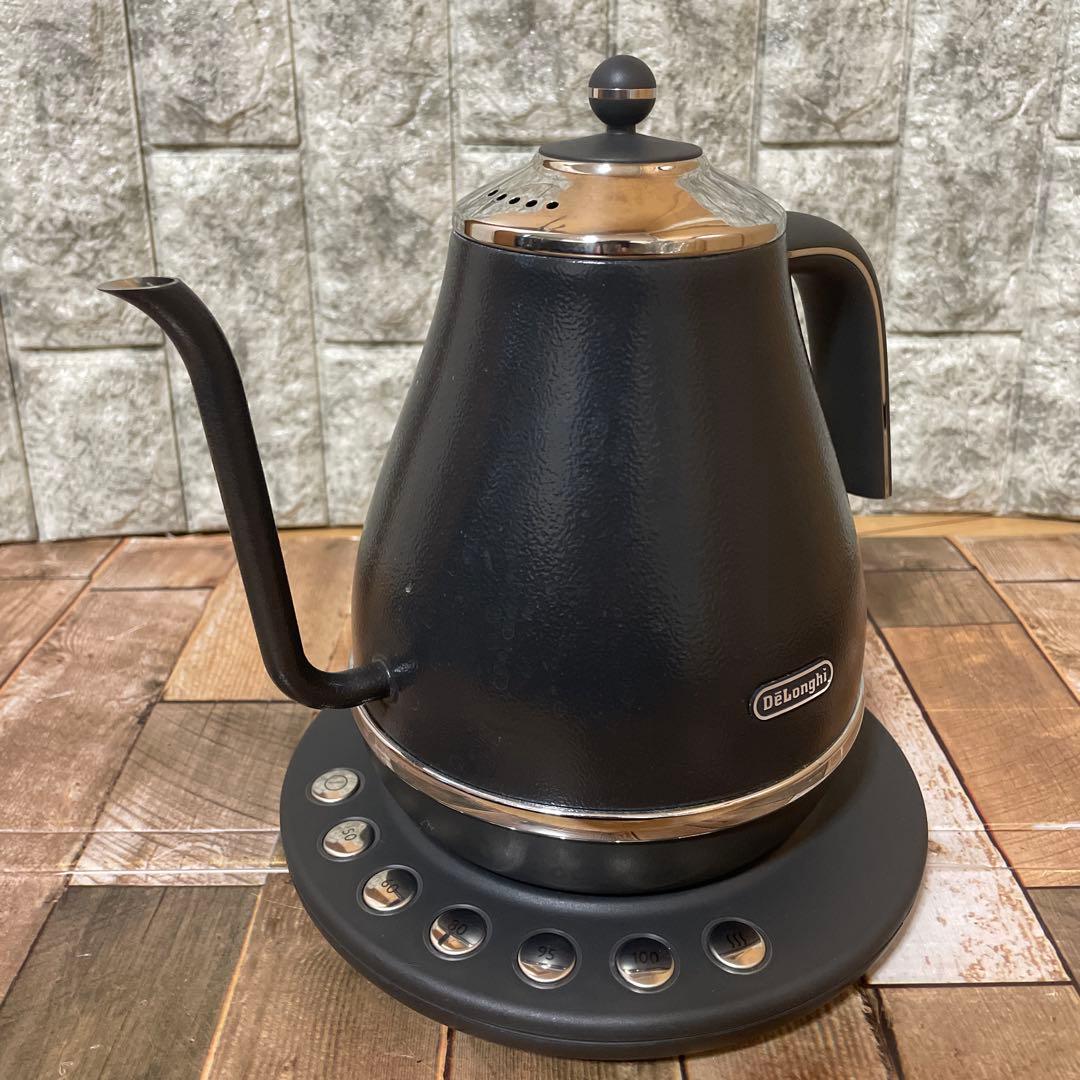 #677 De'Longhi 電気カフェケトル アイコナ 温度調整機能付き