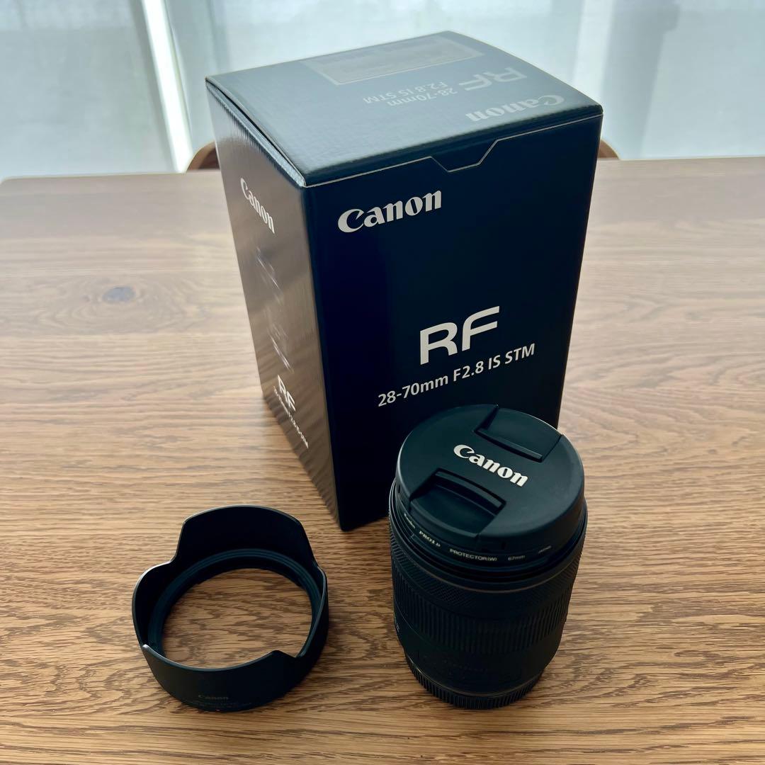 【未使用に近い】canon RF28-70mm F2.8 IS STM レンズ