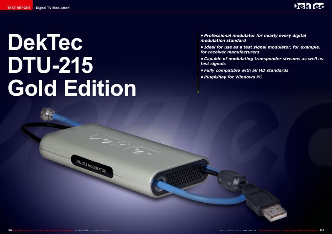 テレビ DTU-215 VHF/UHF modulator