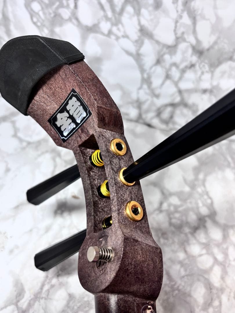 ZEN-ON ゼンオン 全音 三味線 樹脂製 人工皮 収納袋付き　三島屋楽器店